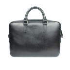 Шкіряна ділова сумка Briefcase 2.0 чорний саф'ян TW-Briefcase-2-black-saf - Фотографія № 101