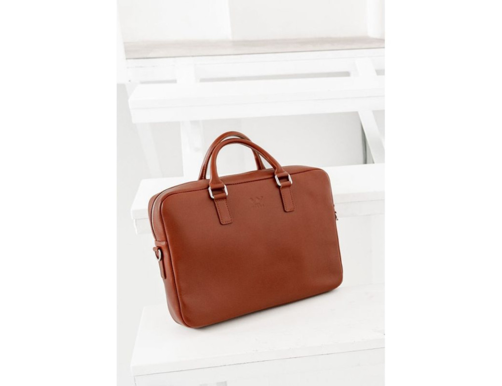 Світло-коричнева шкіряна ділова сумка Briefcase The Wings TW-Briefcase-2-kon - Фотографія № 1 Світло-коричнева шкіряна ділова сумка Briefcase The Wings TW-Briefcase-2-kon - Фотографія № 1