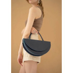 Жіноча шкіряна міні-сумка Сhris maxi темно-синя TW-Chris-max-navy-blue - Фотографія № 102