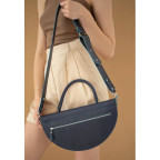 Жіноча шкіряна міні-сумка Сhris maxi темно-синя TW-Chris-max-navy-blue - Фотографія № 103