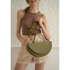 Женская кожаная мини-сумка Сhris maxi оливковая TW-Chris-max-olive - Фото № 100