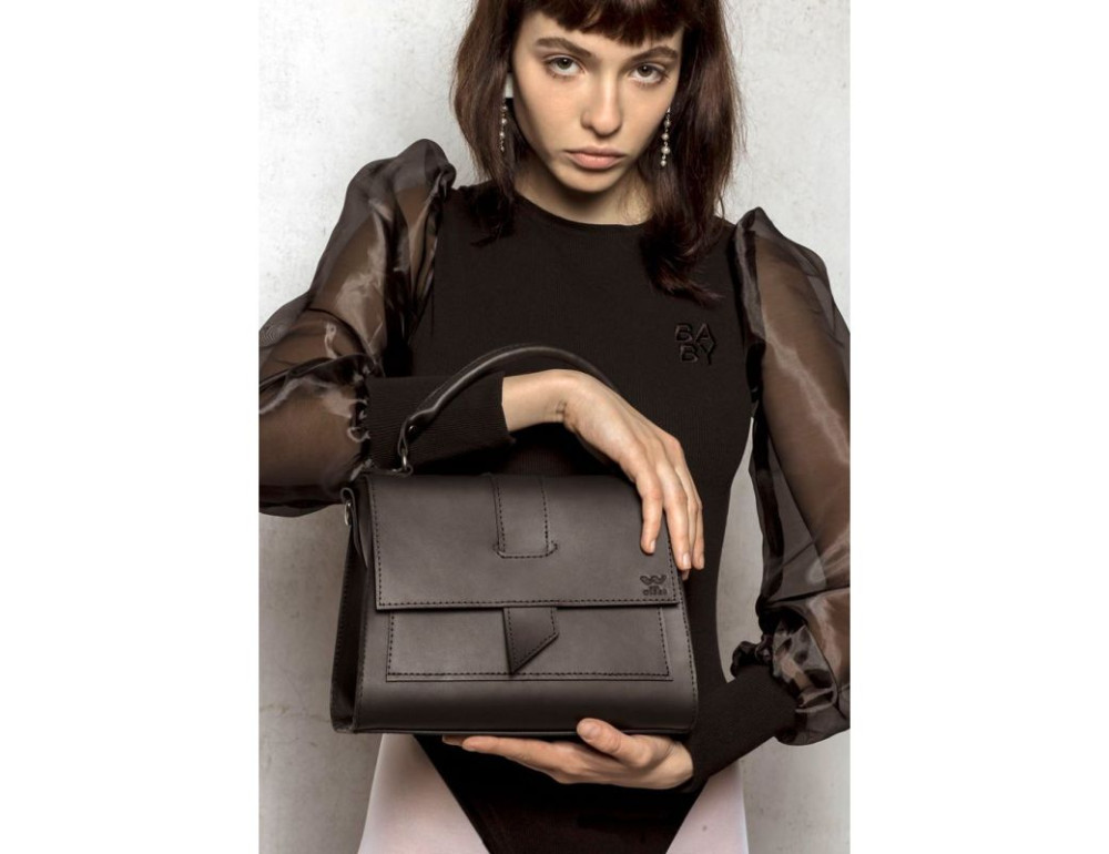Жіноча шкіряна сумка Ester чорна TW-Ester-black-ksr - Фотографія № 1 Жіноча шкіряна сумка Ester чорна TW-Ester-black-ksr - Фотографія № 1