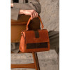 Жіноча шкіряна сумка Ester коньячно-коричнева вінтажна TW-Ester-kon-brw-crz