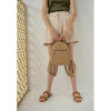 Кожаный рюкзак Groove S бежевый флотар TW-Groove-S-dark-beige-flo