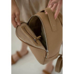 Шкіряний рюкзак Groove S бежевий флотар TW-Groove-S-dark-beige-flo - Фотографія № 105
