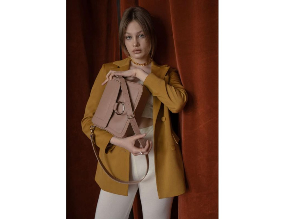 Жіноча шкіряна сумка Jessie бежева TW-Jessie-caramel - Фотографія № 1 Жіноча шкіряна сумка Jessie бежева TW-Jessie-caramel - Фотографія № 1