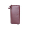 Шкіряне портмоне Keeper zip винний TW-Keeper-zip-2-mars-ksr