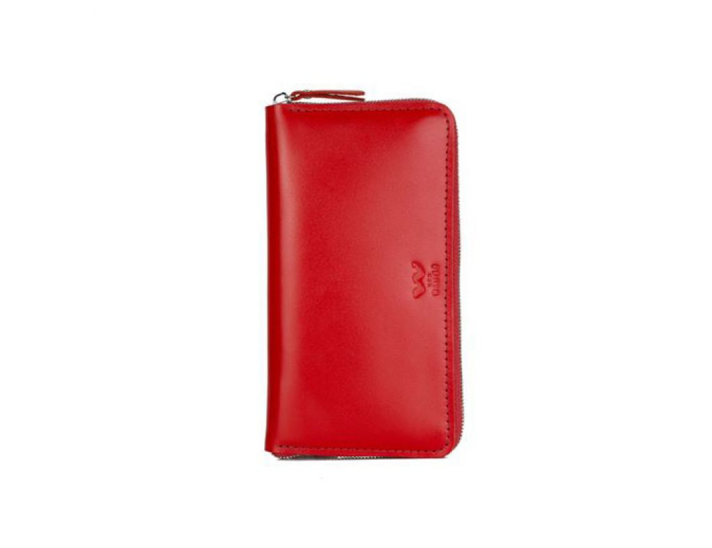 Шкіряне портмоне Keeper zip червоний TW-Keeper-zip-2-red-ksr - Фотографія № 2