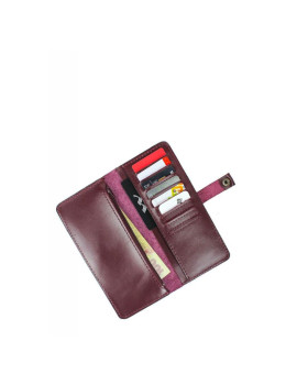 Кожаное портмоне Medium Purse винный TW-Medium-mars-ksr