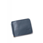 Кожаный зажим для денег синий TW-MoneyClip-dark-blue - Фото № 100
