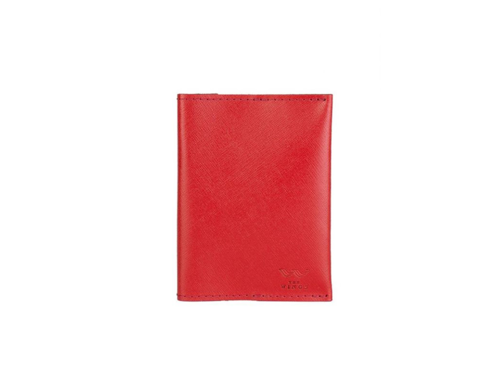 Кожаная паспортная обложка красная сафьян TW-PH-red-saf - Фото № 1 Кожаная паспортная обложка красная сафьян TW-PH-red-saf - Фото № 1