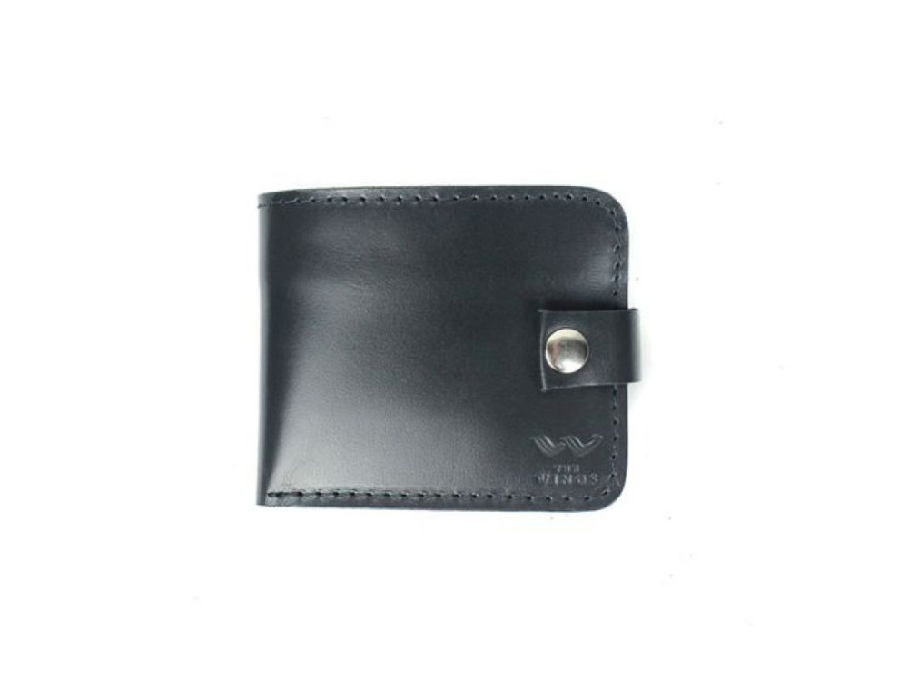 Кожаное портмоне Mini 2.0 синий TW-Portmone-mi-2-blue-ksr - Фото № 5