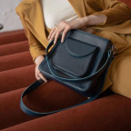 Жіноча шкіряна сумка Stella темно-синя TW-Stella-navy-blue - Фотографія № 105
