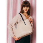 Кожаный шоппер Walker Mini светло-бежевый флотар The Wings TW-Walker-beige-flo - Фото № 104
