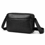 Сумка чоловіча горизонтальна шкіряна Grande Pelle 735710 Black - Фотографія № 100