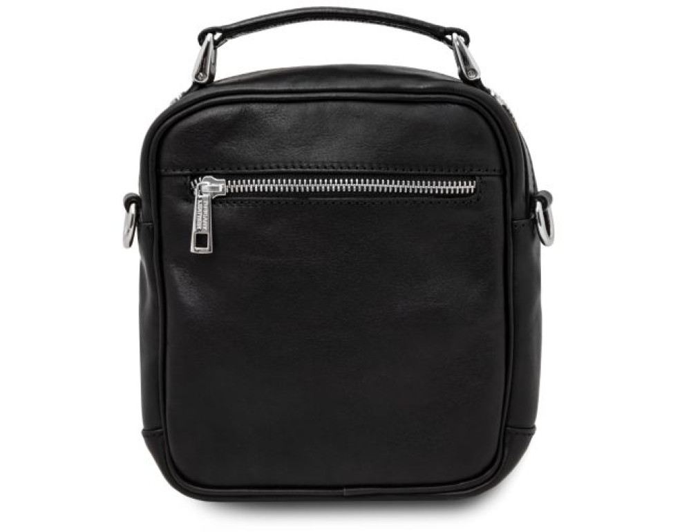 Сумка мужская кожаная через плечо Tuscany Leather Paul TL142457 Black - Фото № 3