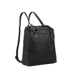 Сумка-рюкзак шкіряна Hill Burry HB4065 Black - Фотографія № 100