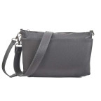 Сумка женская кожаная кросс-боди Virginia Conti Vc01638 Grey - Фото № 100