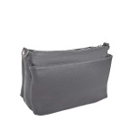 Сумка женская кожаная кросс-боди Virginia Conti Vc01638 Grey - Фото № 103
