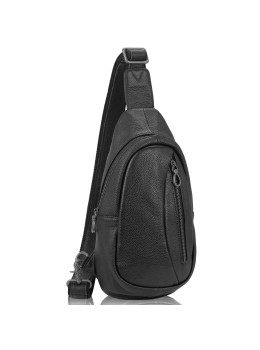 Сумка-слінг чорна чоловіча Tiding Bag 10030A