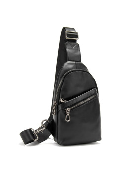 Сумка-слінг чорна чоловіча Tiding Bag 10031A