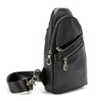 Сумка-слинг черная мужская Tiding Bag 10031A - Фото № 102