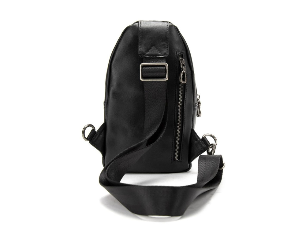 Сумка-слинг черная мужская Tiding Bag 10031A - Фото № 4
