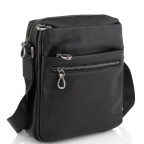 Сумка чоловіча шкіряна чорна Tiding Bag 1007A - Фотографія № 100