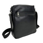 Сумка чоловіча шкіряна чорна Tiding Bag 1007A - Фотографія № 103