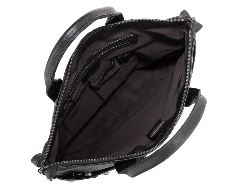 Чоловіча шкіряна сумка для ноутбука 17 дюймів Tiding Bag 120A - Фотографія № 4