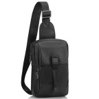 Сумка-слинг черная мужская Tiding Bag 312A - Фото № 100