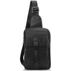 Сумка-слинг черная мужская Tiding Bag 312A - Фото № 104