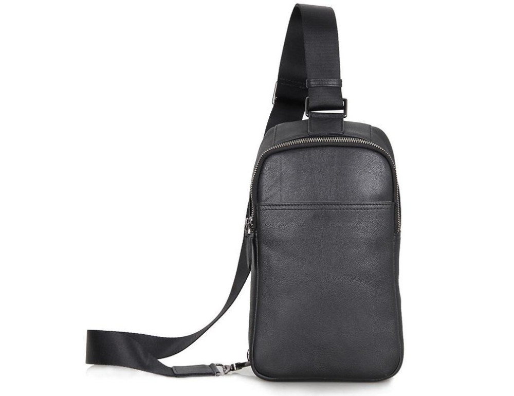 Сумка на грудь мужская кожаная слинг Tiding Bag 4001A - Фото № 1 Сумка на грудь мужская кожаная слинг Tiding Bag 4001A - Фото № 1