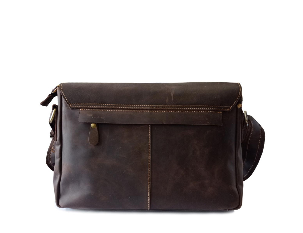 Месенджер чоловічий шкіряний через плече crazy horse Tiding Bag 6002B-1 - Фотографія № 5