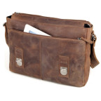 Мессенджер коричневый Tiding Bag 6002LR-2 - Фото № 104