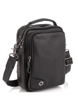 Сумка через плечо мужская кожаная Tiding Bag 6009A