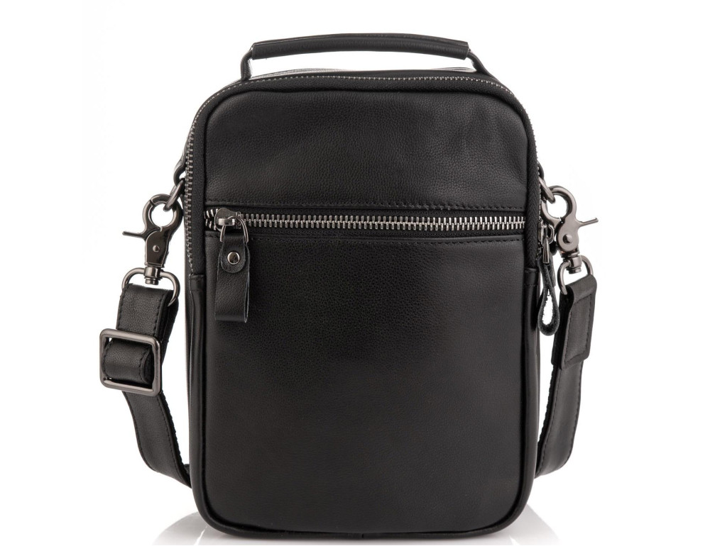 Сумка через плечо мужская кожаная Tiding Bag 6009A - Фото № 3