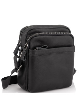Чоловіча сумка через плече чорна Tiding Bag 6027A