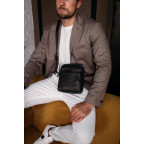 Чоловіча сумка через плече чорна Tiding Bag 6027A - Фотографія № 102