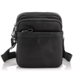 Чоловіча сумка через плече чорна Tiding Bag 6027A - Фотографія № 105