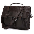 Сумка-портфель мужская кожаная коричневая Tiding Bag 6057J - Фото № 103 Сумка-портфель мужская кожаная коричневая Tiding Bag 6057J - Фото № 103