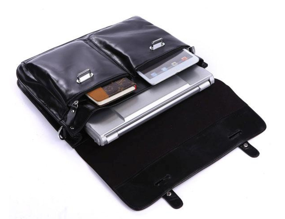 Портфель чоловічий шкіряний для документів Tiding Bag 7013A - Фотографія № 3