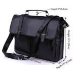 Портфель чоловічий шкіряний для документів Tiding Bag 7013A - Фотографія № 104