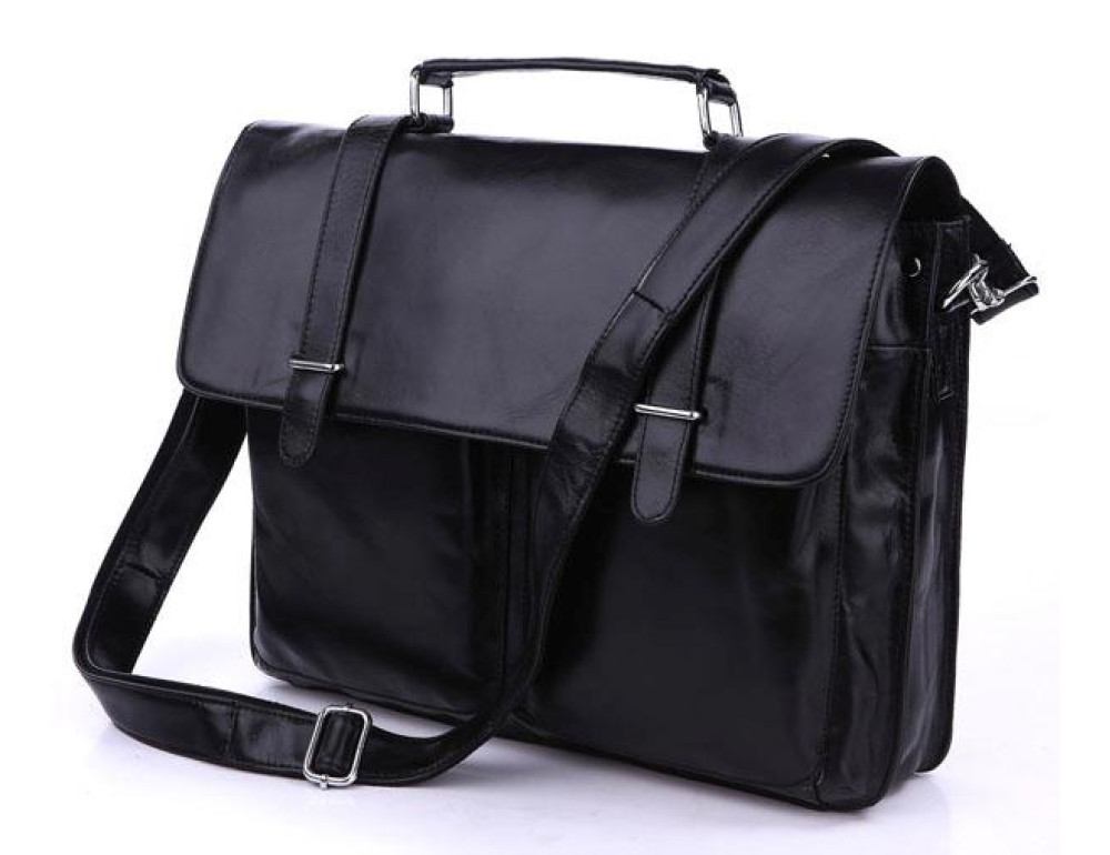Портфель чоловічий шкіряний для документів Tiding Bag 7013A - Фотографія № 9