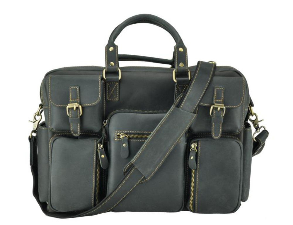 Сіра чоловіча сумка Tiding Bag 7028RA - Фотографія № 2