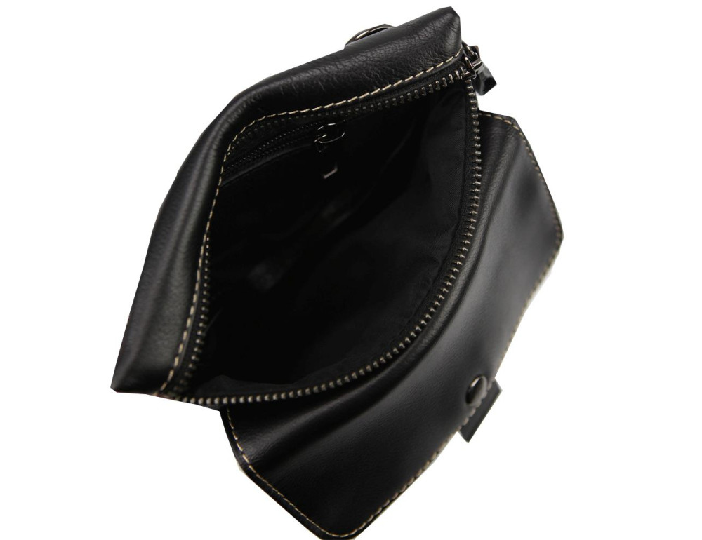Чоловіча сумка шкіряна через плече Tiding Bag 706A - Фотографія № 3