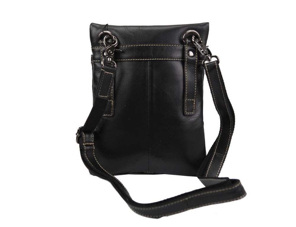 Чоловіча сумка шкіряна через плече Tiding Bag 706A - Фотографія № 4