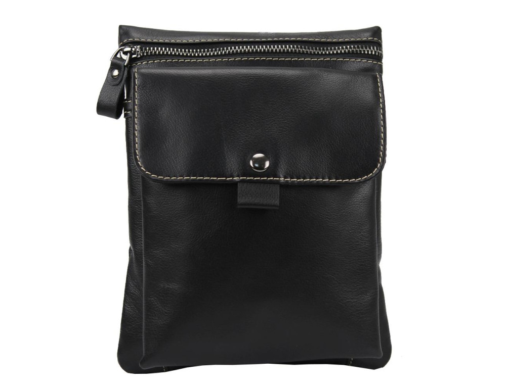 Чоловіча сумка шкіряна через плече Tiding Bag 706A - Фотографія № 5