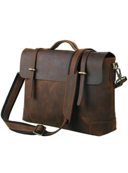 Мужской кожаный портфель TIDING BAG 7082R