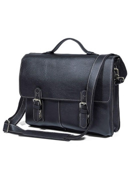 Мужской кожаный портфель для ноутбука TIDING BAG 7090A